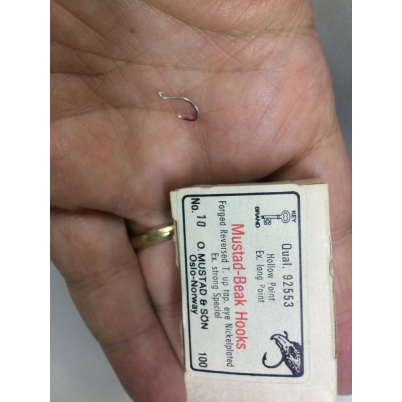 Gancho Pico De Pulpo Mustad Níquel Negro SIN BARBLES Elige Tamaño Y