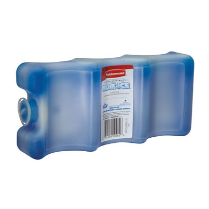 GELO ARTIFICIAL RUBBERMAID BLUE ICE CAN COOLER