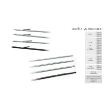 ARPÃO DIVECOM 7MM AÇO GALVANIZADO