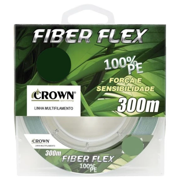 LINHA MULTIFILAMENTO DE PESCA CROWN-4X 0.40mm 300m 68Lb