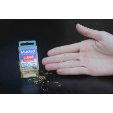 Anzol Mustad 277-E- 1/0 dourado