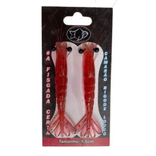 ISCA ARTIFICIAL SOFT CAMARÃO BIGODE LOUCO 9.5cm FJD-24 (c/2un.)