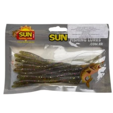 ISCA ARTIFICIAL SOFT 14cm SUN FISHING CHÁ (C/ 10un.)