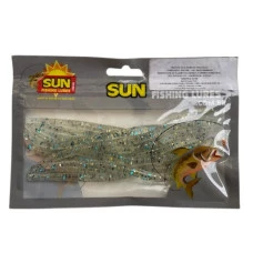 ISCA ARTIFICIAL SOFT 14cm SUN FISHING TRANSPARENTE (C/ 10un.)