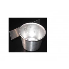 CANECA DE ALUMÍNIO COM ABA PARA GAIOLA