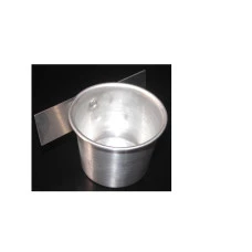CANECA DE ALUMÍNIO COM ABA PARA GAIOLA