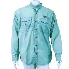 CAMISA DE PESCA MANGA LONGA CARDUME AZUL CLARO-GG