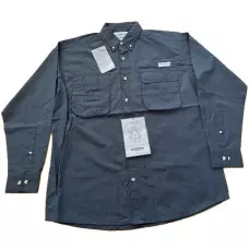 CAMISA FISHERMAN OUTDOOR SPORTS MANGA LONGA PRETA-G