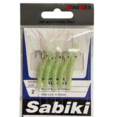 ISCA ARTIFICIAL SABIKI CAMARÃO STARMEX GLOW