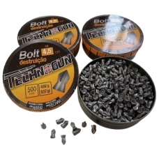 CHUMBINHO 4.5mm TECHNOGUN BOLT DESTRUIÇÃO (KIT COM 3 CX.C/500un.) 