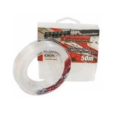LINHA DE PESCA FLUORCARBON CROWN PRO LEADER 0.70mm COM 50m