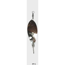 ISCA ARTIFICIAL COLHER ZAZTRAZ-6 FISHTEX ( 8CM-21.5G)
