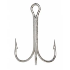 Anzol Mustad triplo(1x) 3553-  08 (cento) niquelado