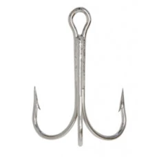 Anzol Mustad triplo(1x) 3553-  06 (cento) niquelado