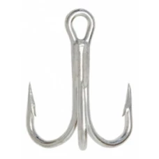 Anzol Mustad triplo(2x) 3566-A-  06 (cento) niquelado