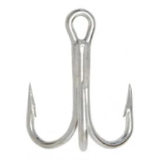 Anzol Mustad triplo(2x) 3566-A-  05 (cento) niquelado